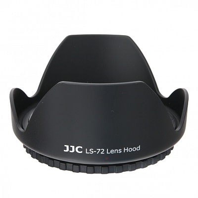 Бленда JJC LS-72, пластиковая для объектива 72mm