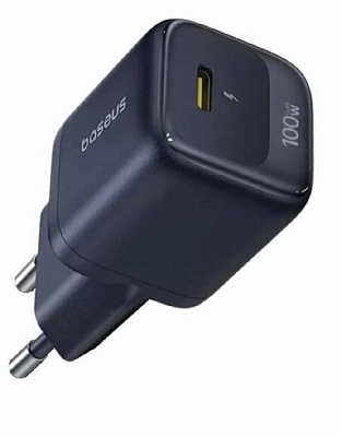 Сетевое зарядное устройство Baseus EnerFill FH22 USB-C 100W + кабель Type-C черный