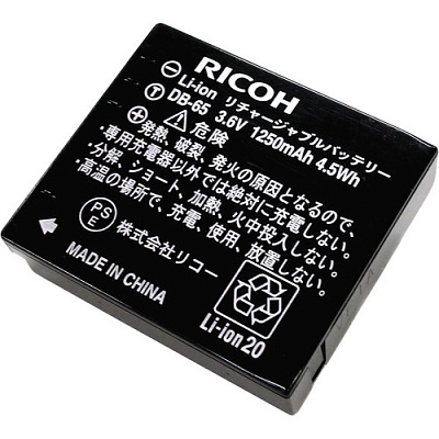 Аккумулятор Ricoh DB-65, для Ricoh GR/GR-II/G700/X90/MX-1