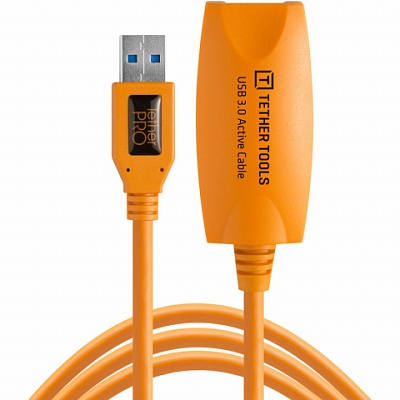 Кабель Tether Tools TetherPro USB 3.0 to USB Female Active 5m Orange (CU3017)