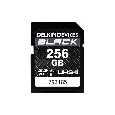 Карта памяти Delkin Devices BLACK SDXC 256GB UHS-II V90 R300/W250MB/s (DSDBV90256)