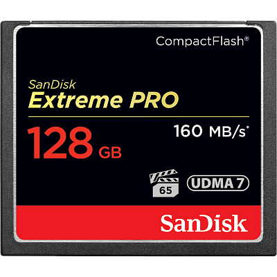 Карта памяти SanDisk Extreme Pro CF 128GB R160/W150MB/s (SDCFXPS-128G-X46)