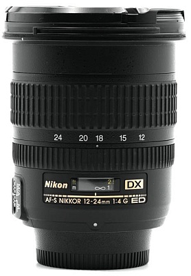 Объектив комиссионный Nikon 12-24mm f/4G ED-IF AF-S DX (гарантия 14 дней, S/N 370232)