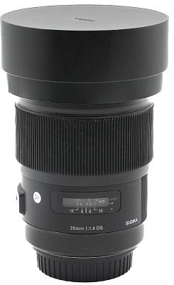 Объектив комиссионный Sigma 20mm f/1.4 DG HSM Art Canon EF (б/у, гар-я 14 дней, S/N 51685123)