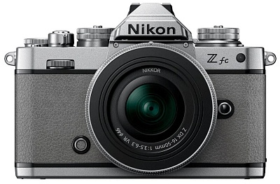 Фотоаппарат беззеркальный Nikon Z fc Kit 16-50mm f/3.5-6.3 VR, серебро/серый
