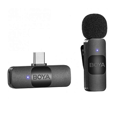Микрофон Boya BY-V10, беспроводной, всенаправленный, USB Type-C