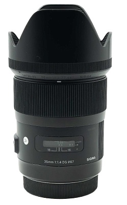 Объектив комиссионный Sigma 35mm f/1.4 DG HSM Art Canon EF (б/у, гарантия 14 дней, S/N 52612478)