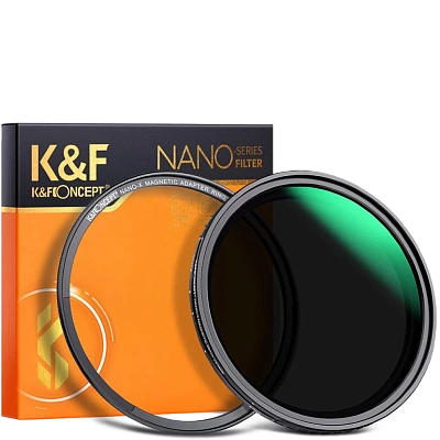 Светофильтр K&F Concept Nano-X ND8-128 62mm нейтральный