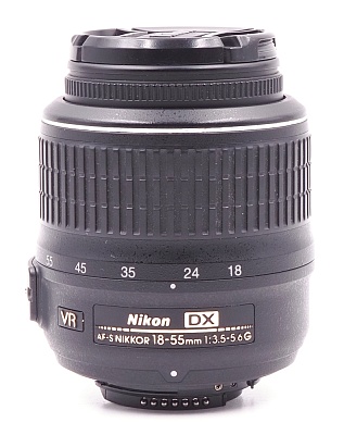 Объектив комиссионный Nikon 18-55mm f/3.5-5.6G AF-S VR DX (б/у, гарантия 14 дней, S/N 12717628) 