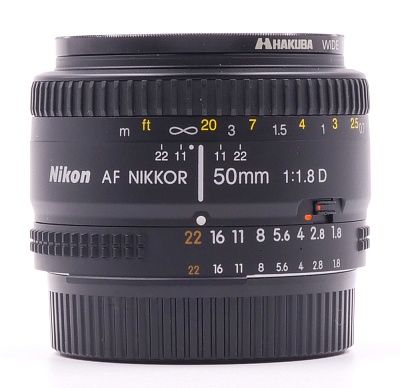 Объектив комиссионный Nikon 50mm F/1.8D AF Nikkor (б/у,гарантия 14 дней, S/N 494877)