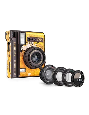 Фотоаппарат моментальной печати Lomography LOMO'Instant Automat + Lenses Klimt Gold Leaf Edition