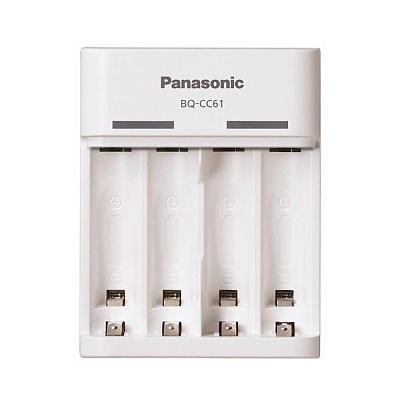 Зарядное устройство Panasonic Basic (BQ-CC61USB) для 2/4 аккумуляторов АА, ААА