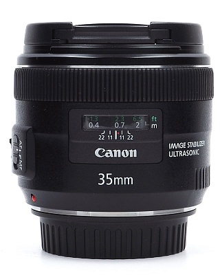 Объектив комиссионный Canon EF 35mm F/2 IS USM (б/у, гарантия 14 дней, S/N 5930000669)