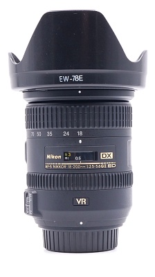 Объектив комиссионный Nikon 18-200mm f/3.5-5.6G ED AF-S VR II DX Nikkor (б/у, гарантия 14 дней, S/N 