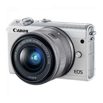 Фотоаппарат беззеркальный Canon EOS M100 Kit EF-M 15-45mm f/3.5-5.6 IS STM White