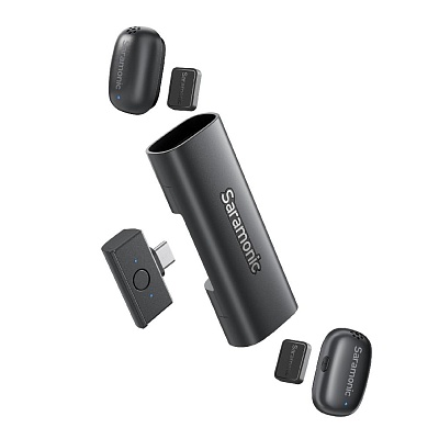 Микрофон Saramonic Air SE-01 (TX+TX+RX) беспроводной всенаправленный USB Type-C