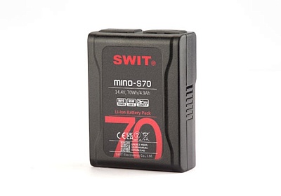 Аккумулятор Swit MINO-S70 V-mount 70 Вт·ч D-Tap/USB-C/USB-A