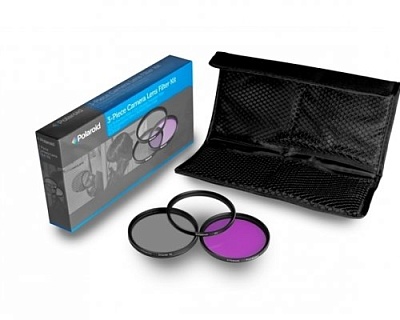Комплект фильтров Polaroid 72mm (PL3FIL72) Kit : UV+CPL+FLD