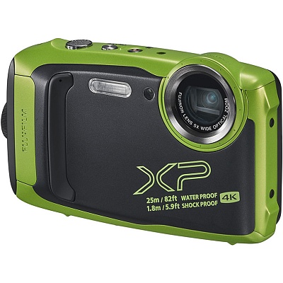 Фотоаппарат Fujifilm FinePix XP140 Lime (16.76Mp/5x/4K/Wi-Fi/BT)