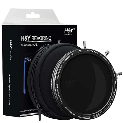 Светофильтр H&Y RevoRing Mark II ND3-1000+CPL 58-77mm