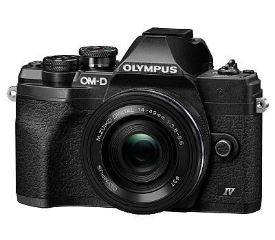 Фотоаппарат беззеркальный Olympus OM-D E-M10 Mark IV Kit Pancake Zoom 14-42mm EZ Black
