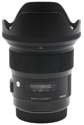 Объектив комиссионный Sigma 24mm f/1.4 DG HSM Art Canon EF (б/у, гарантия 14 дней, S/N 54261934)