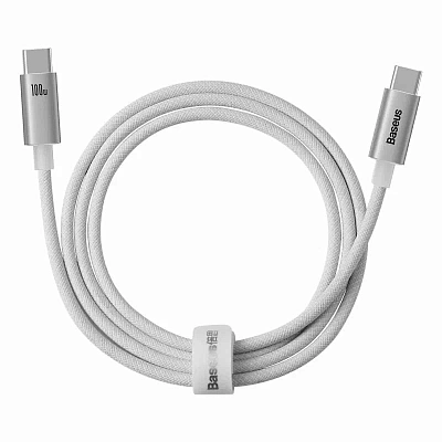 Кабель Baseus Type-C - Type-C 100W 2м белый