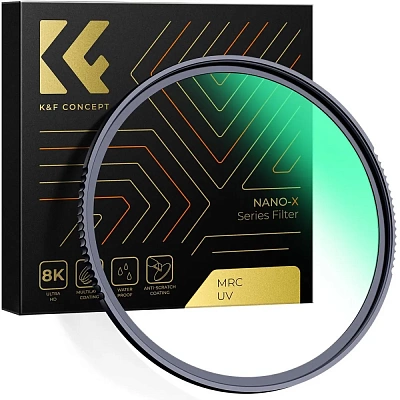 Светофильтр K&F Concept Nano-X MRC UV Ultra-low Reflection 55mm ультрафиолетовый