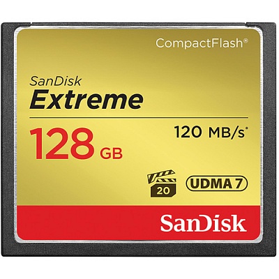 Карта памяти SanDisk Extreme CF 128GB R120/W85MB/s (SDCFXSB-128G-G46)