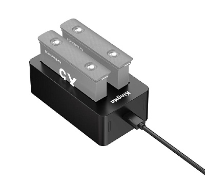 Зарядное устройство KingMa BM072 для двух аккумуляторов Insta360 One X5