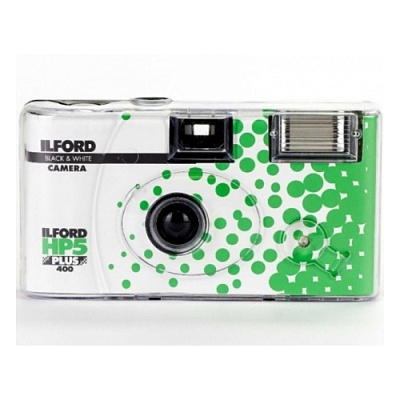 Одноразовый пленочный фотоаппарат Ilford HP5+ 400/24(+3), со вспышкой
