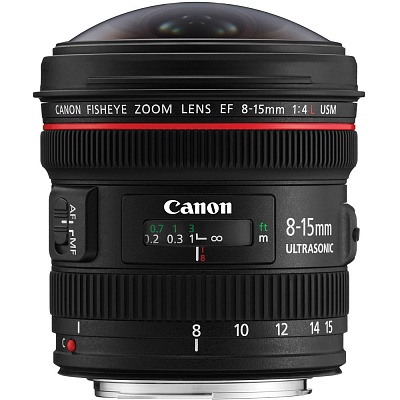 Аренда объектива Canon EF 8-15mm f/4L Fisheye USM