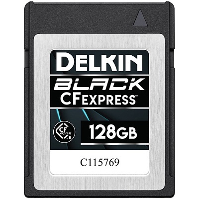 Карта памяти Delkin Black CFexpress Type B 128GB R1760/W1710MB/s (DCFXBLK128)