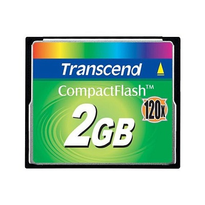 Карта памяти комиссионная Transcend CF 2GB 120X (б/у)