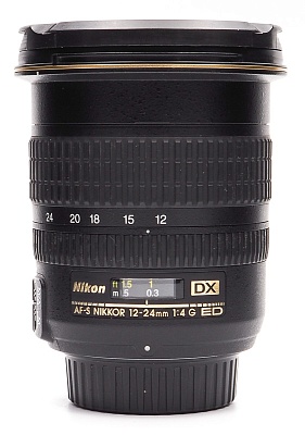 Объектив комиссионный Nikon 12-24mm f/4G ED-IF AF-S DX (б/у, гарантия 14 дней, S/N 324148)