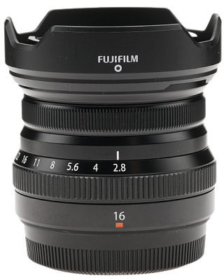 Объектив комиссионный Fujifilm XF 16mm f/2.8 R WR Black (б/у, гарантия до 19.10.2022, S/N 9DA04282)