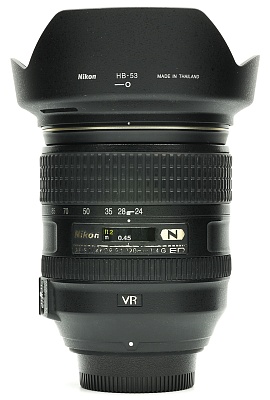 Объектив комиссионный Nikon 24-120mm f/4 ED VR (б/у, гарантия 14 дней, S/N 62099584)