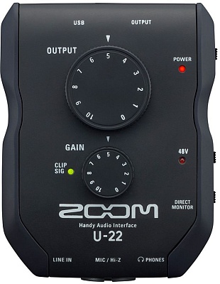 Аудиоинтерфейс Zoom U-22