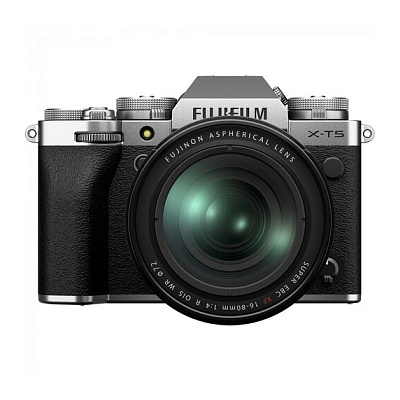Фотоаппарат беззеркальный Fujifilm X-T5 Kit 16-80mm f/4 OIS WR Silver