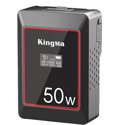 Аккумулятор KingMa KM-VK50 mini V-Mount 14.8V 50Wh
