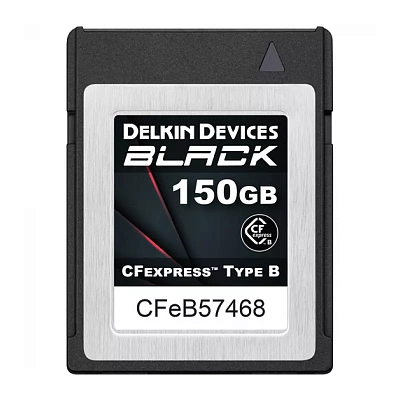 Карта памяти Delkin Black CFexpress Type B 150GB R1725/W1240MB/s (DCFXBBLK150)