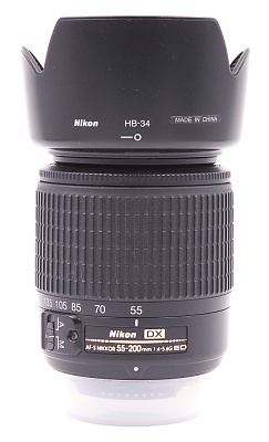 Объектив комисcионный Nikon 55-200mm f/4-5.6G DX (б/у, гарантия 14 дней, S/N 2744861)