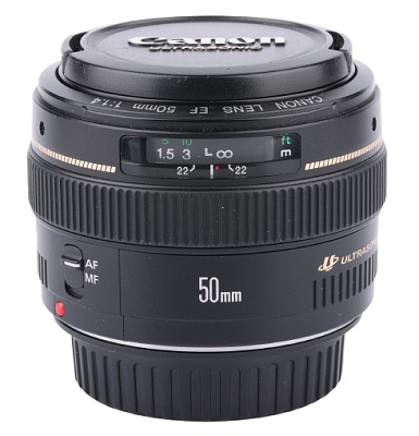 Объектив комиссионный Canon EF 50mm f/1.4 USM (б/у, гарантия 14 дней, S/N 01591278)