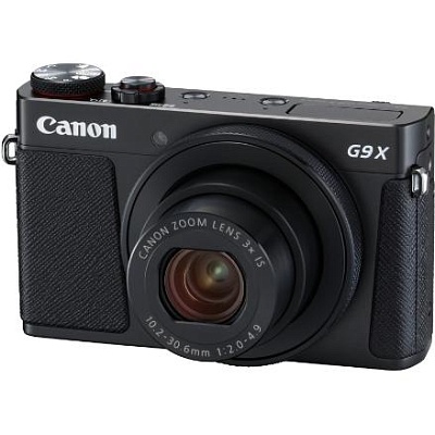 Фотоаппарат Canon PowerShot G9 X Mark II Black (20.2/24-70mm f/2.0-4.9/FullHD/Wi-Fi/BT)
