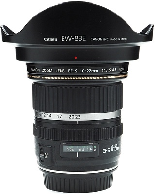 Объектив комиссионной Canon EF-S 10-22mm f/3.5-4.5 USM (б/у, гарантия 14 дней, S/N 72603392) 