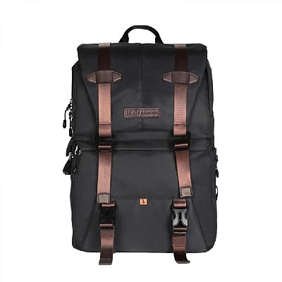 Фотосумка рюкзак K&F Concept Beta Backpack Zip 20L V2 Dark brown