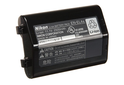 Аккумулятор комиссионный Nikon EN-EL4a для D2H, D2Hs, D2X, D2Xs, D3, D3s (б/у гарантия 14 дней)