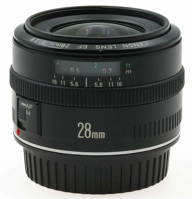 Объектив комиссионный Canon EF 28mm F/2.8 (б/у, гарантия 14 дней, S/N 127170)