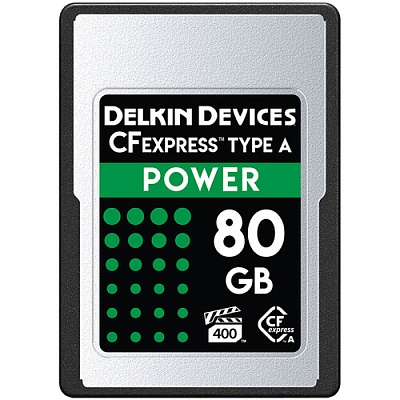 Карта памяти Delkin Power CFexpress Type A 80GB R880/W730MB/s (DCFXAPWR80)