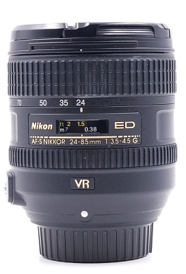 Объектив комиссионный Nikon 24-85mm f/3.5-4.5G ED VR AF-S Nikkor (б/у, гарантия 14 дней, S/N 2135604